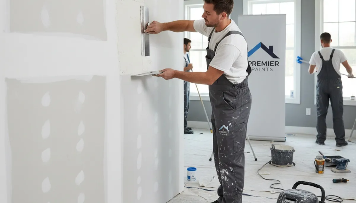 Professional drywall repair and wall restoration in Indianapolis, IN by expert house painters