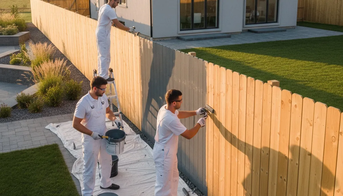 Professional fence painting by expert painters in Indianapolis, IN for lasting curb appeal