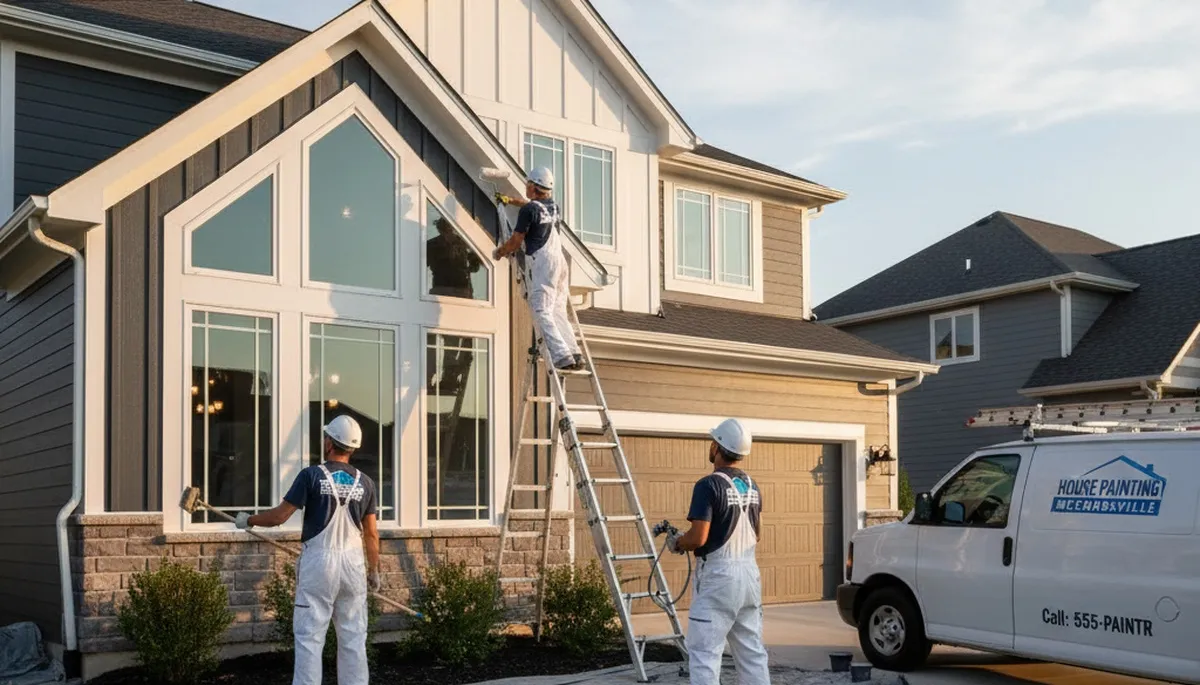 House painters in Indianapolis, IN providing professional exterior and interior painting services