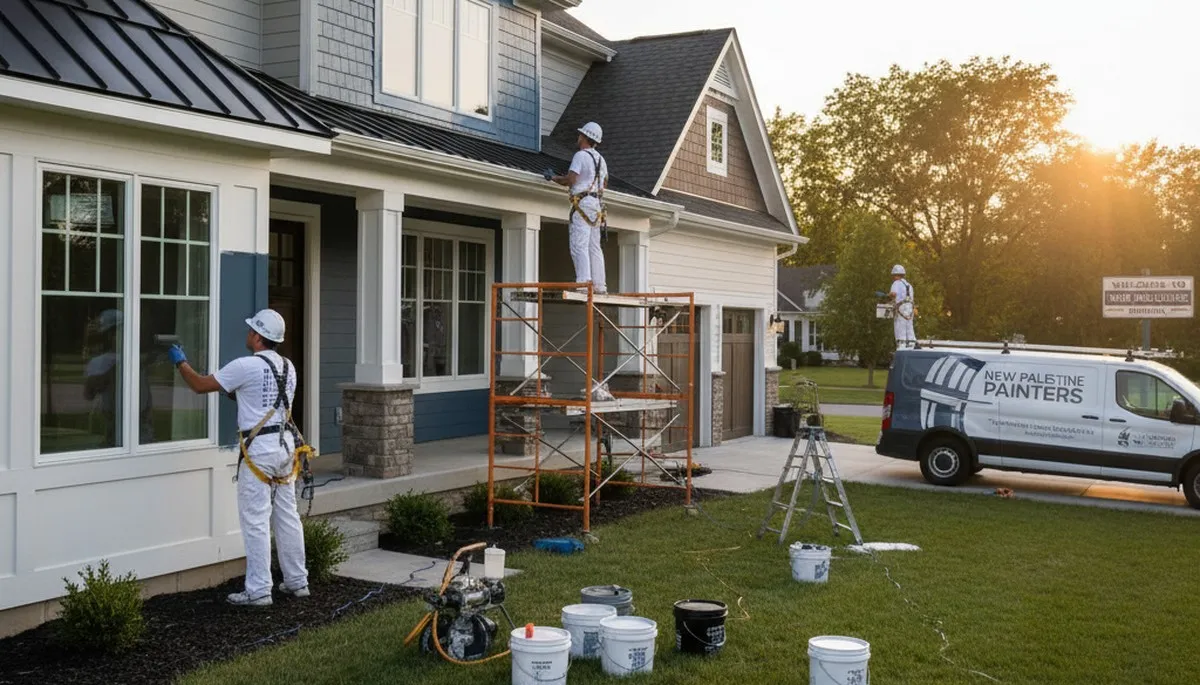 Professional house painters in Indianapolis IN providing expert residential painting services